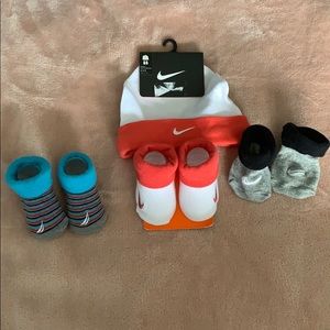 Nike/nautica sock hat bundle